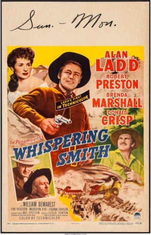 Whispering Smith movie poster (1948) Tank Top