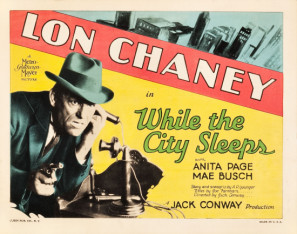While the City Sleeps movie poster (1928) poster