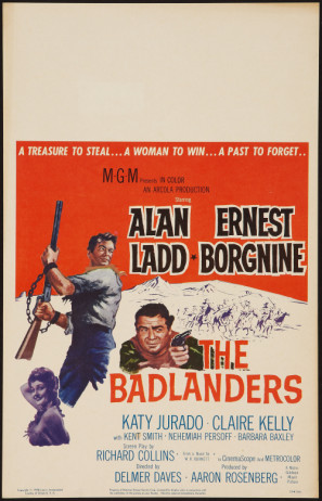 The Badlanders movie poster (1958) poster with hanger