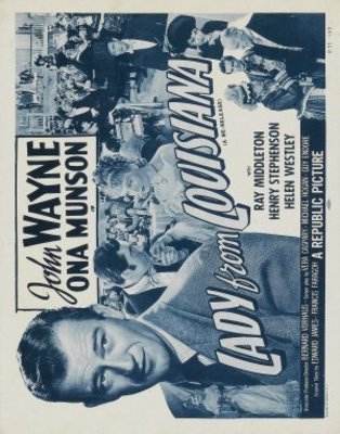 Lady from Louisiana movie poster (1941) wood print