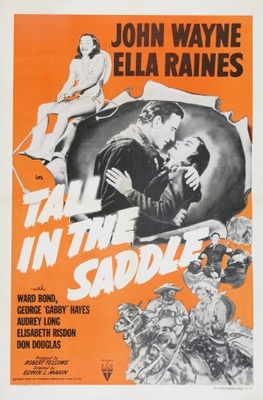 Tall in the Saddle movie poster (1944) metal framed poster