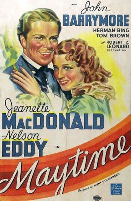 Maytime movie poster (1937) wood print