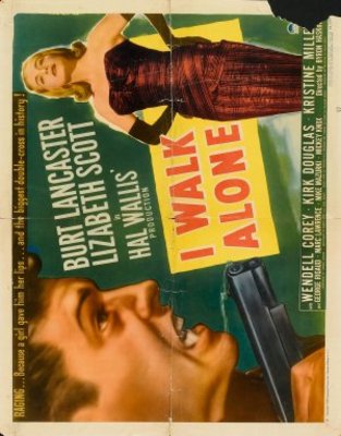 I Walk Alone movie poster (1948) wooden framed poster
