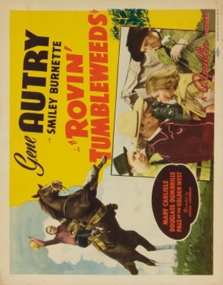 Rovin' Tumbleweeds movie poster (1939) metal framed poster