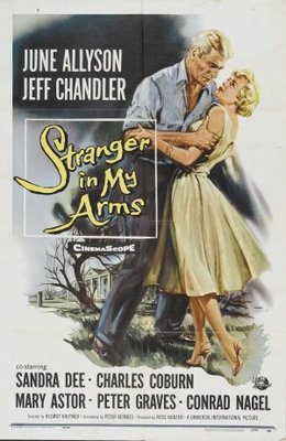 A Stranger in My Arms movie poster (1959) poster with hanger