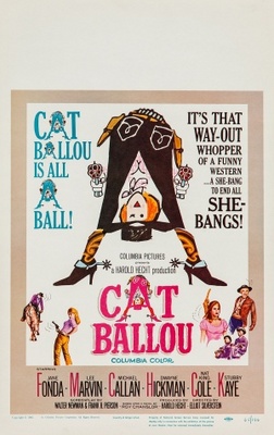 Cat Ballou movie poster (1965) pillow