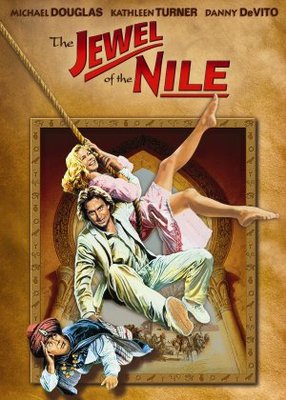 The Jewel of the Nile movie poster (1985) metal framed poster