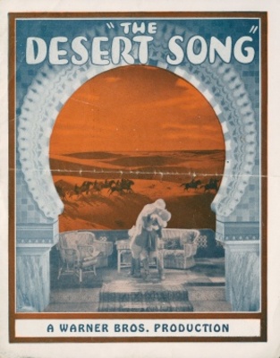The Desert Song movie poster (1929) metal framed poster