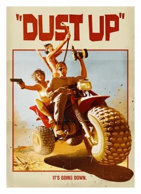 Dust Up movie poster (2012) wood print