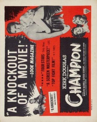 Champion movie poster (1949) wooden framed poster