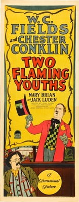 Two Flaming Youths movie poster (1927) wood print