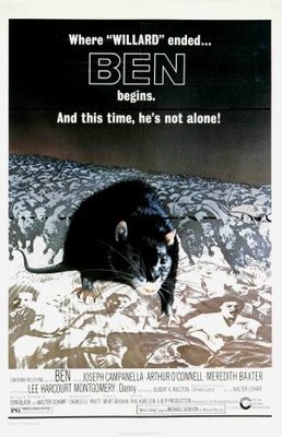 Ben movie poster (1972) canvas poster