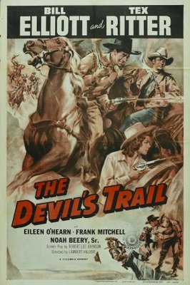 The Devil's Trail movie poster (1942) poster with hanger