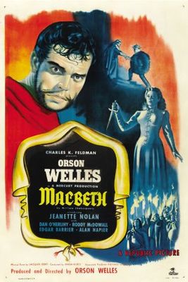 Macbeth movie poster (1948) wood print