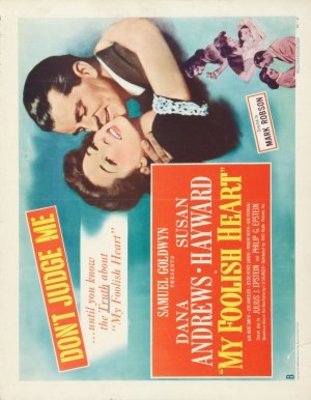 My Foolish Heart movie poster (1949) canvas poster