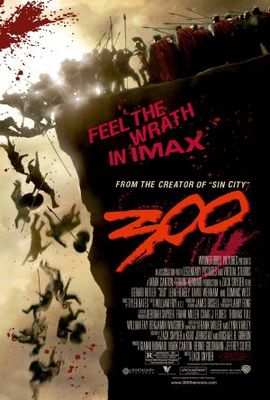 300 movie poster (2006) Stickers MOV_5166cdc2