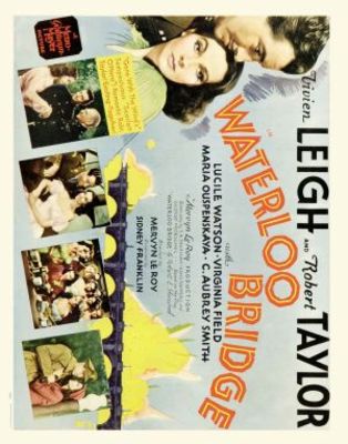 Waterloo Bridge movie poster (1940) wood print