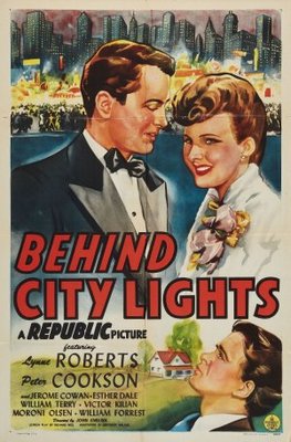 Behind City Lights movie poster (1945) Stickers MOV_517cb282