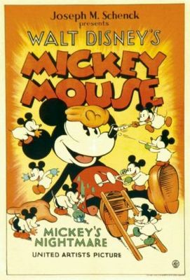 Mickey's Nightmare movie poster (1932) canvas poster
