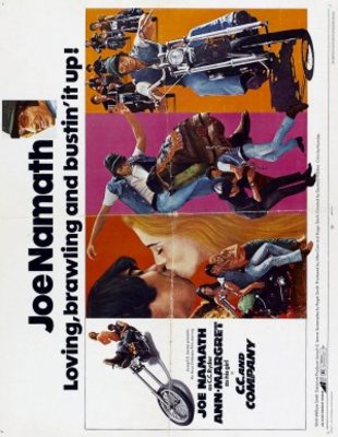 C.C. and Company movie poster (1970) canvas poster
