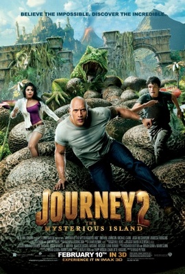 Journey 2: The Mysterious Island movie poster (2012) t-shirt