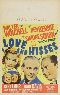 Love and Hisses movie poster (1937) poster with hanger