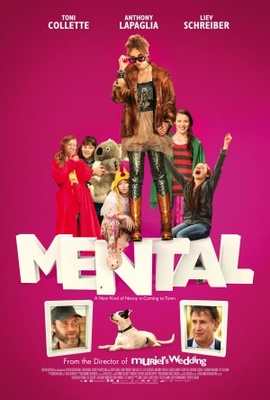 Mental movie poster (2012) wood print