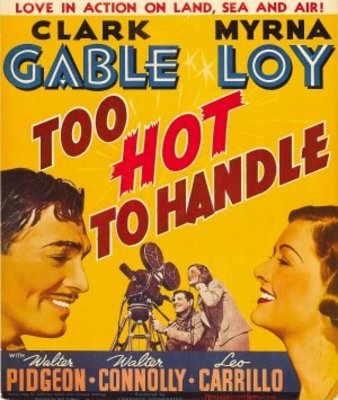 Too Hot to Handle movie poster (1938) metal framed poster