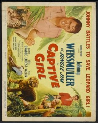 Captive Girl movie poster (1950) wood print