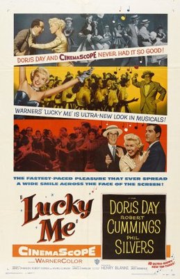 Lucky Me movie poster (1954) wood print