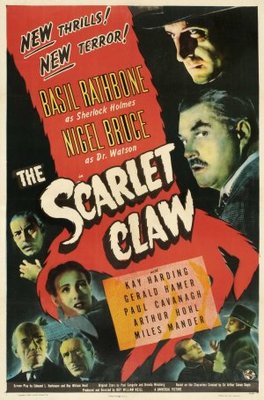 The Scarlet Claw movie poster (1944) tote bag