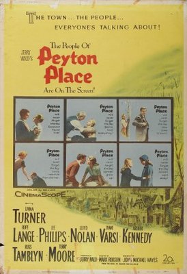 Peyton Place movie poster (1957) wooden framed poster