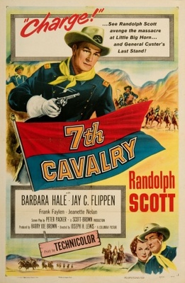 7th Cavalry movie poster (1956) mug