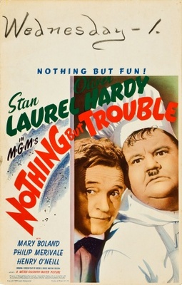 Nothing But Trouble movie poster (1944) metal framed poster