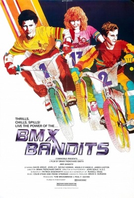 BMX Bandits movie poster (1983) metal framed poster