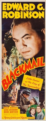 Blackmail movie poster (1939) pillow