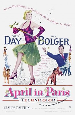 April in Paris movie poster (1952) wood print