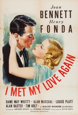 I Met My Love Again movie poster (1938) t-shirt