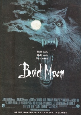 Bad Moon movie poster (1996) metal framed poster