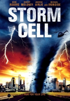 Storm Cell movie poster (2008) wood print
