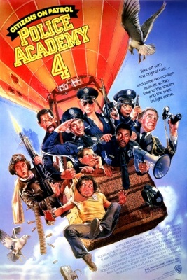 Police Academy 4: Citizens on Patrol movie poster (1987) metal framed poster