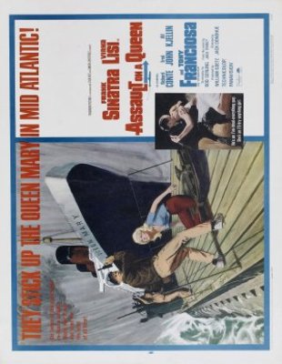 Assault on a Queen movie poster (1966) pillow