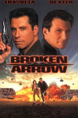 Broken Arrow movie poster (1996) metal framed poster