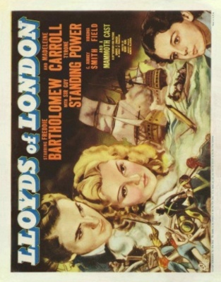 Lloyd's of London movie poster (1936) wooden framed poster