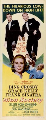 High Society movie poster (1956) metal framed poster