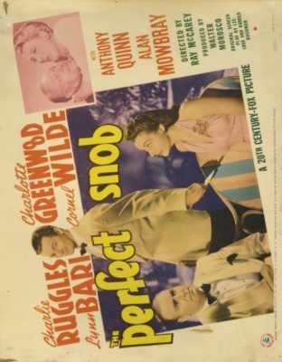 The Perfect Snob movie poster (1941) pillow