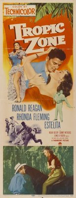 Tropic Zone movie poster (1953) canvas poster