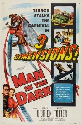 Man in the Dark movie poster (1953) canvas poster