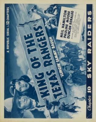 King of the Texas Rangers movie poster (1941) poster with hanger