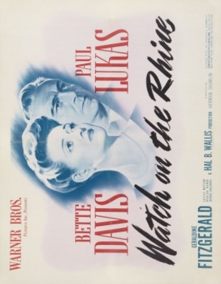 Watch on the Rhine movie poster (1943) poster